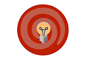 Bulb Isolated Vector Illustration which can be easily Download