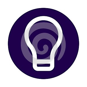 Bulb Line Style vector icon which can easily modify or edit