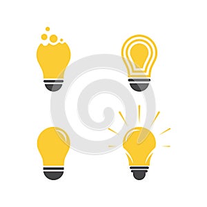 Bulb logo icon