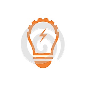 Bulb logo icon