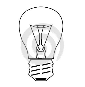 Bulb silhouette ( flashbulb )