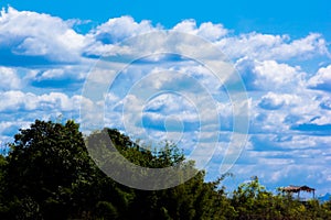 Bule sky mountain cloud