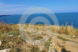 Bulgaria, Black Sea. Coastal landscape. Kaliakra headland