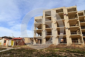 Bulgaria, Byala, December 2017 - Construction of new apartments for sale