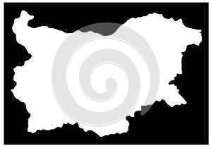 Bulgaria map - country in southeastern Europe