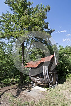 Bulgaria, Melnik, curious stand