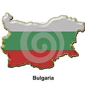 Bulgaria metal pin badge
