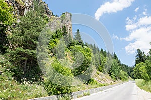 Bulgaria. The road in the Rhodopes photo