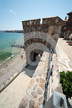 Bulgaria. The ruins of the ancient in Sozopol