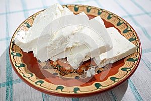 Bulgarian feta cheese photo