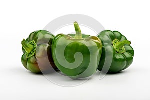 Bulgarian green pepper closeup. Bulgarian pepper. green pepper