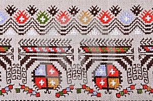 Bulgarian hand embroidery