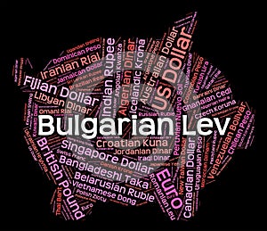 Bulgarian Lev Shows Currency Exchange And Broker