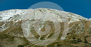 The bulgarian peak Vihren - the highest one in Pirin mountain