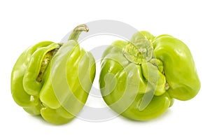 Bulgarian pepper on a white background