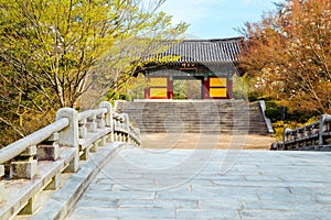 Bulguksa temple Korean traditional architecture in Gyeongju