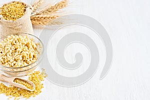 Bulgur background