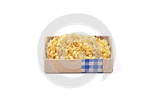 Bulgur on white