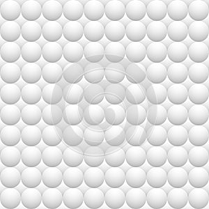 Bulgy pattern of balls with a white gradient. Seamless pattern.