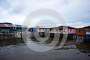 Buli SimSim water village , Borneo , Malaysia