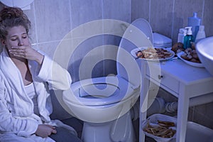 Bulimia nervosa vomiting photo