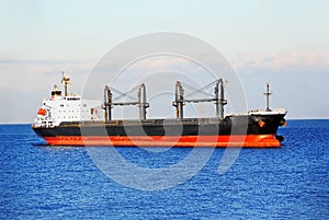 Bulk cargo ship photo