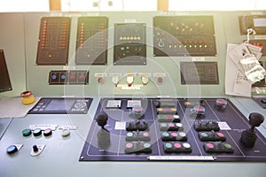 Bulk control panel in Tanker