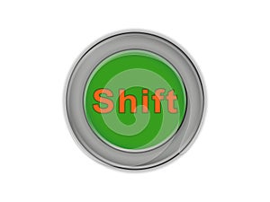 Bulk green button that says Shift, white background