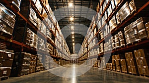 Bulk Storage in a Large Warehouse - AI Generated