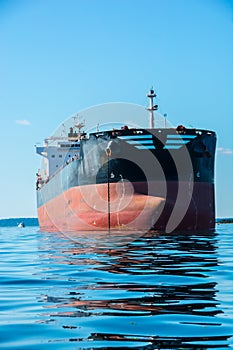 Bulker in Elliott Bay