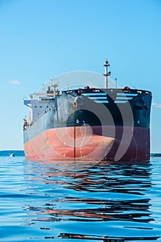 Bulker in Elliott Bay