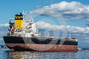 Bulker in Elliott Bay photo