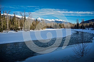 Bulkley River Bend - Blunt Mountain