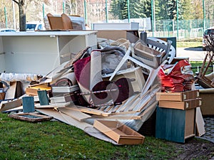 Bulky waste disposal on the street