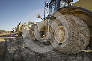 Bull Dozer on a constructions site