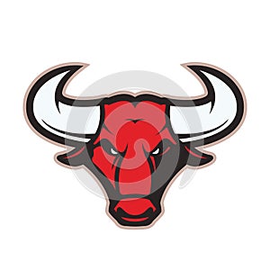 Bull head mascot