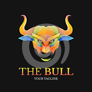 BULL Head vector illustration