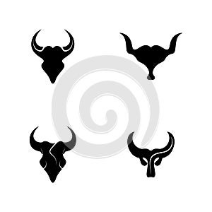 BULL Horn Logo Template vector icon illustration design