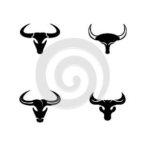 BULL Horn Logo Template vector icon illustration design