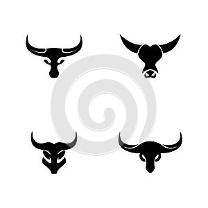 BULL Horn Logo Template vector icon illustration design