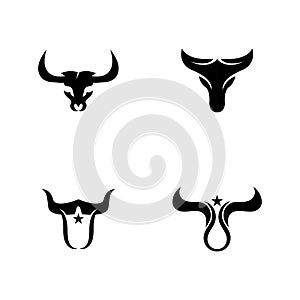 BULL Horn Logo Template vector icon illustration design