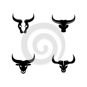 BULL Horn Logo Template vector icon illustration design