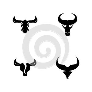 BULL Horn Logo Template vector icon illustration design