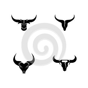 BULL Horn Logo Template vector icon illustration design