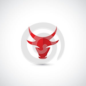 Bull sign - vector illustration