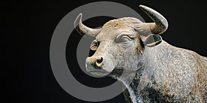 Bull Statue Close Up