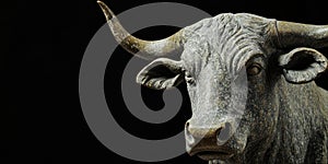 Bull Statue Close Up