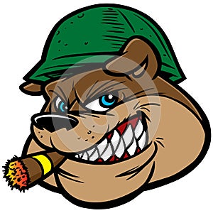 Bulldog Army Mascot