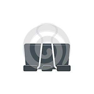 Bulldog Clip Vector Icon