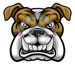 Bulldog Mean Sports Mascot